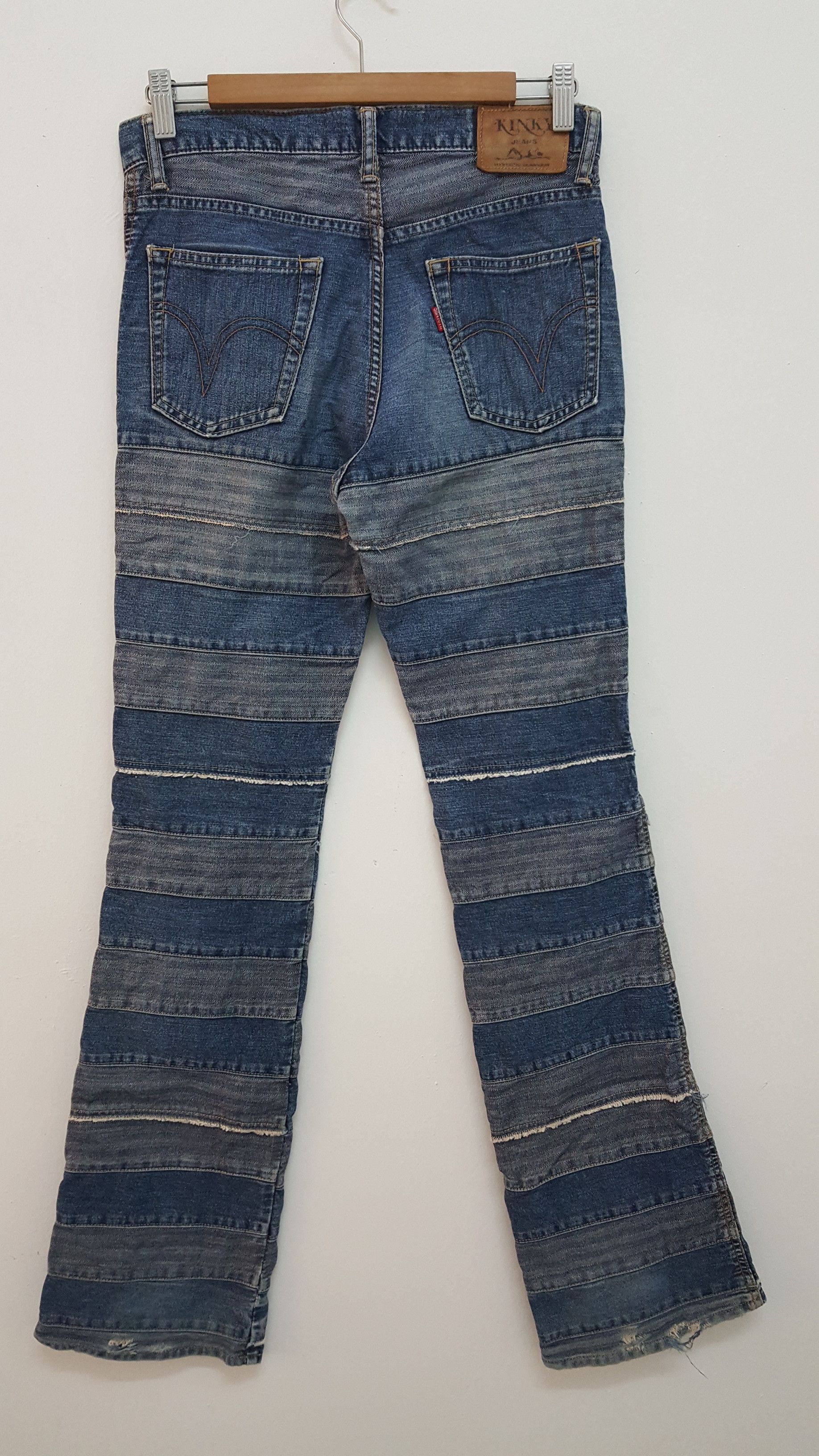 Hysteric Glamour GRAIL 🔥 HG KINKY JEANS ICONIC HAGI PATCHWORK JEANS Size US 30 / EU 46 - 2 Thumbnail