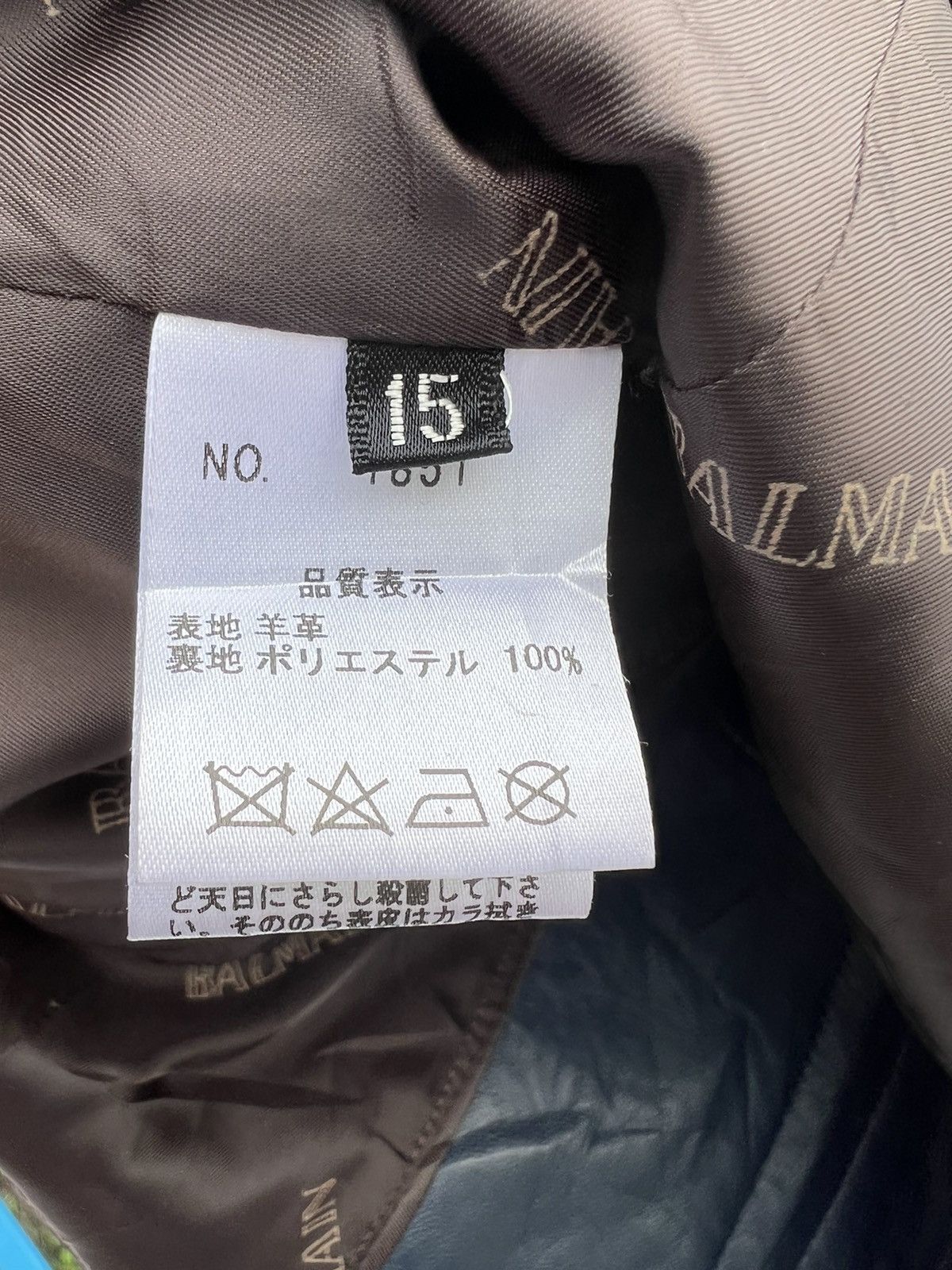 Balmain Balmain vintage leather lamb zipper jacket SAPPHIRE BLUE Size XL / US 12-14 / IT 48-50 - 8 Thumbnail