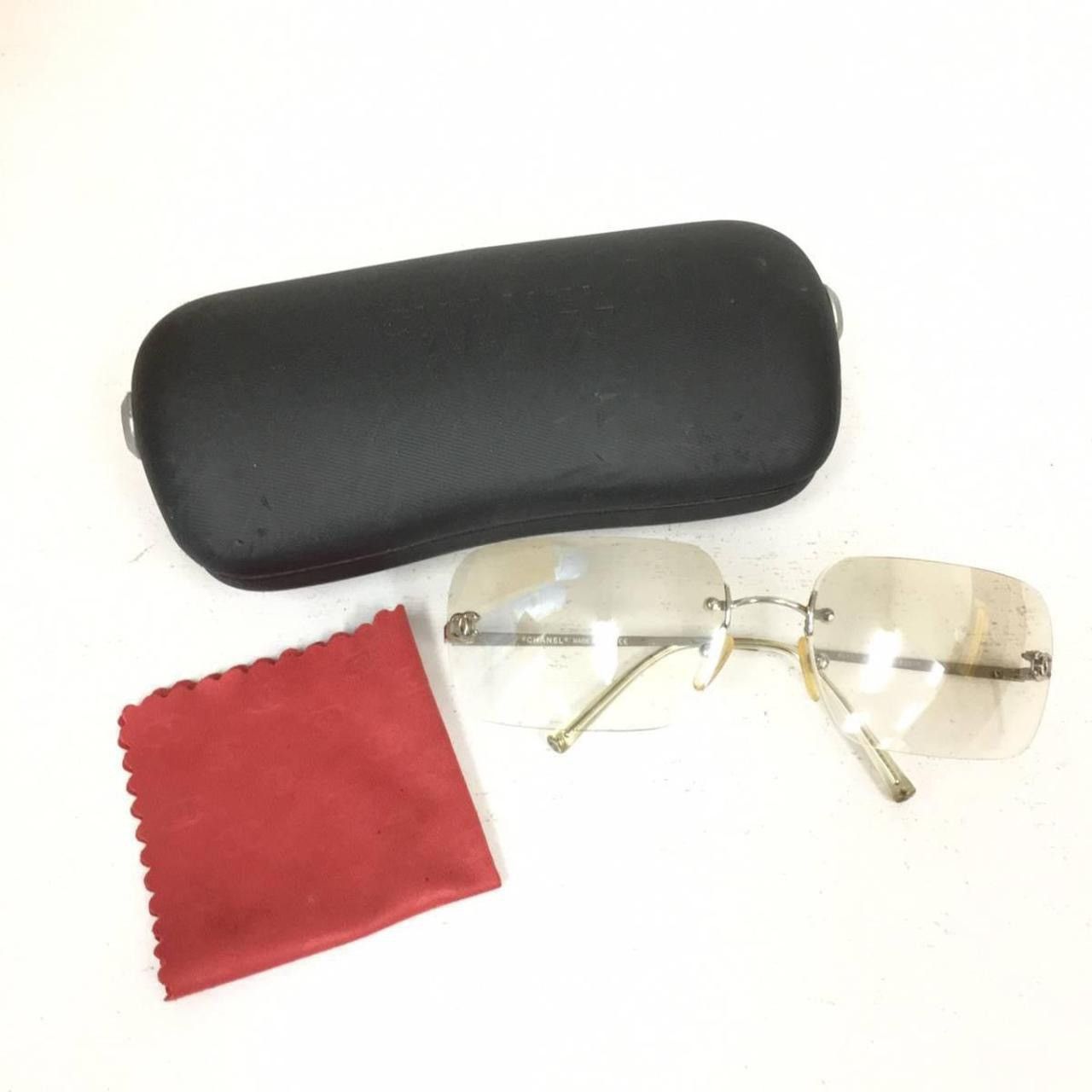 Chanel Chanel coco mark clear sunglasses Size ONE SIZE - 1 Thumbnail