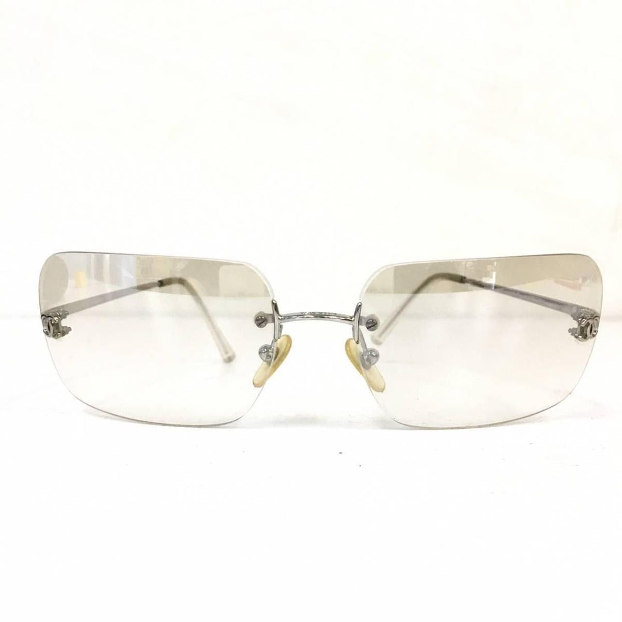 Chanel Chanel coco mark clear sunglasses Size ONE SIZE - 2 Thumbnail