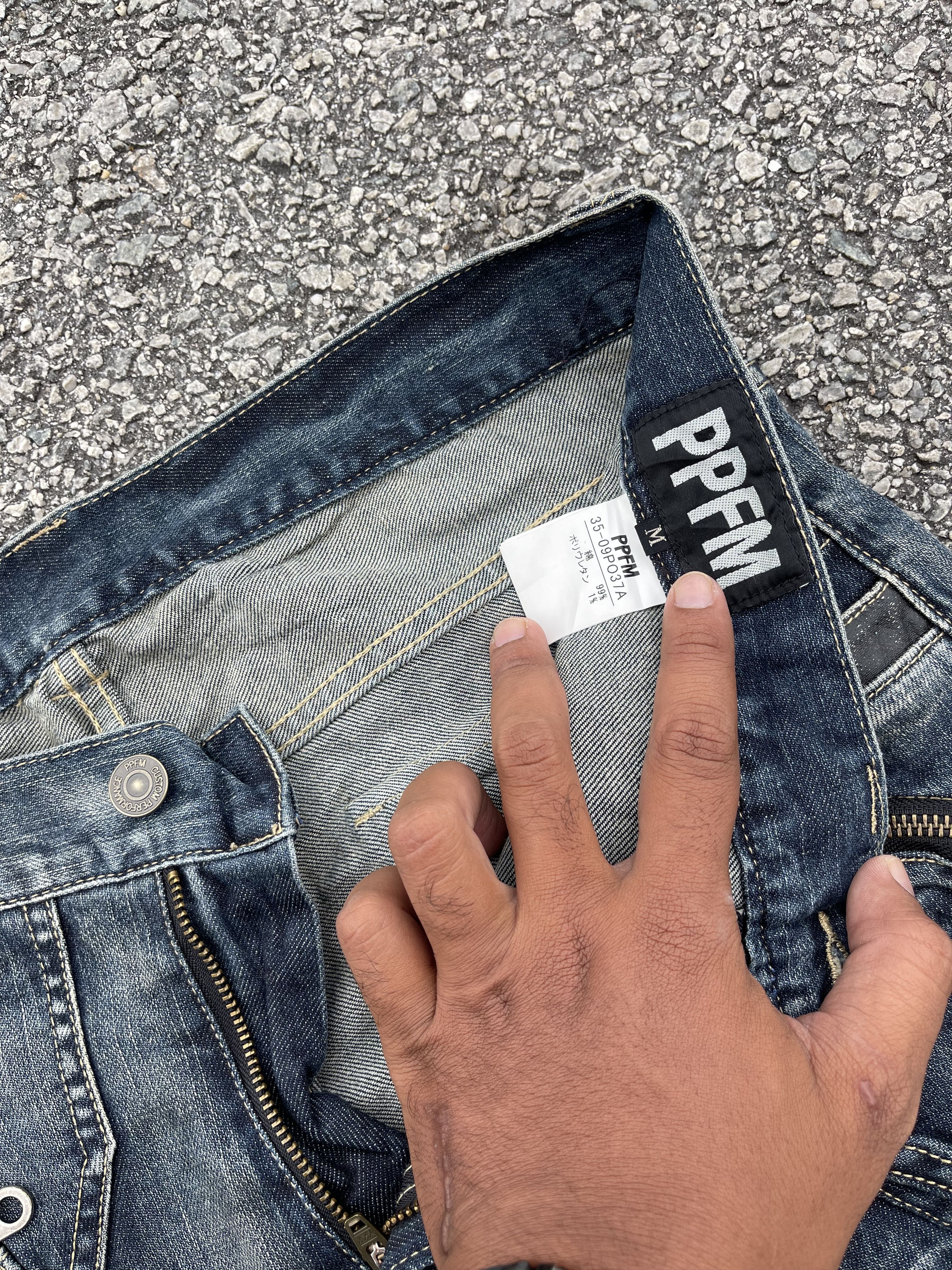 Beauty Beast × Japanese Brand × PPFM Ppfm Long Curve Leg Bondage Harajuku Style kendrick lamar Size US 34 / EU 50 - 3 Thumbnail