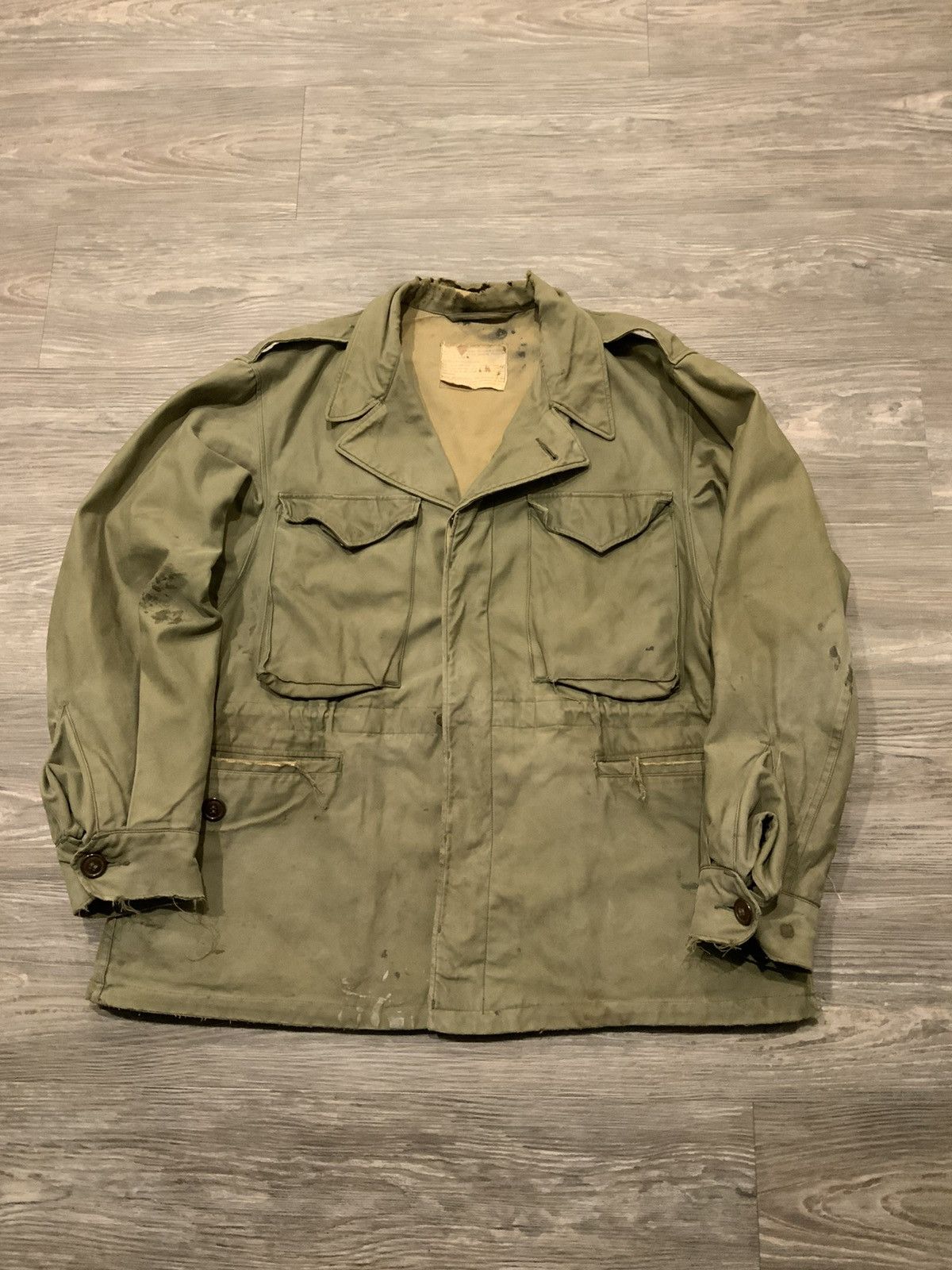 Vintage Vintage WWII Era M-1943 Military Distressed Field Jacket | Grailed