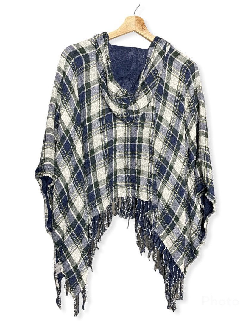 Vintage Vintage Poncho Hooded Size US M / EU 48-50 / 2 - 2 Thumbnail