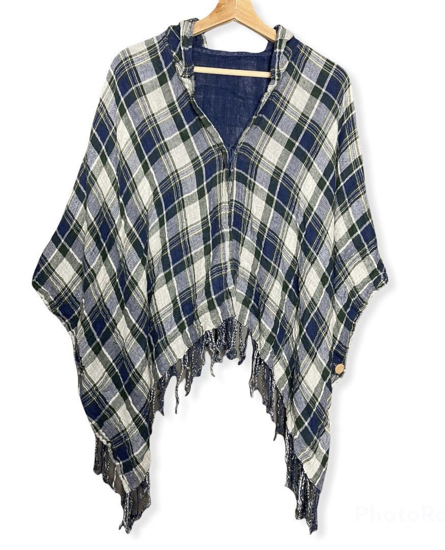 Vintage Vintage Poncho Hooded Size US M / EU 48-50 / 2 - 1 Thumbnail