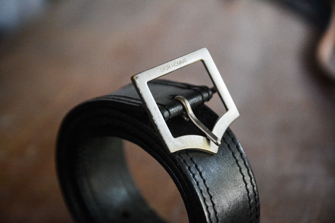 Dior D-Point Belt Double Stitched 85 cm | Grailed