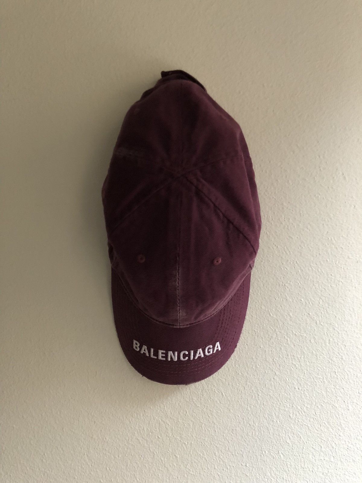 Balenciaga Violet and Red Logo Cap Cap Balenciaga Purple size 58 cm in Cotton - 44332122 main image 2