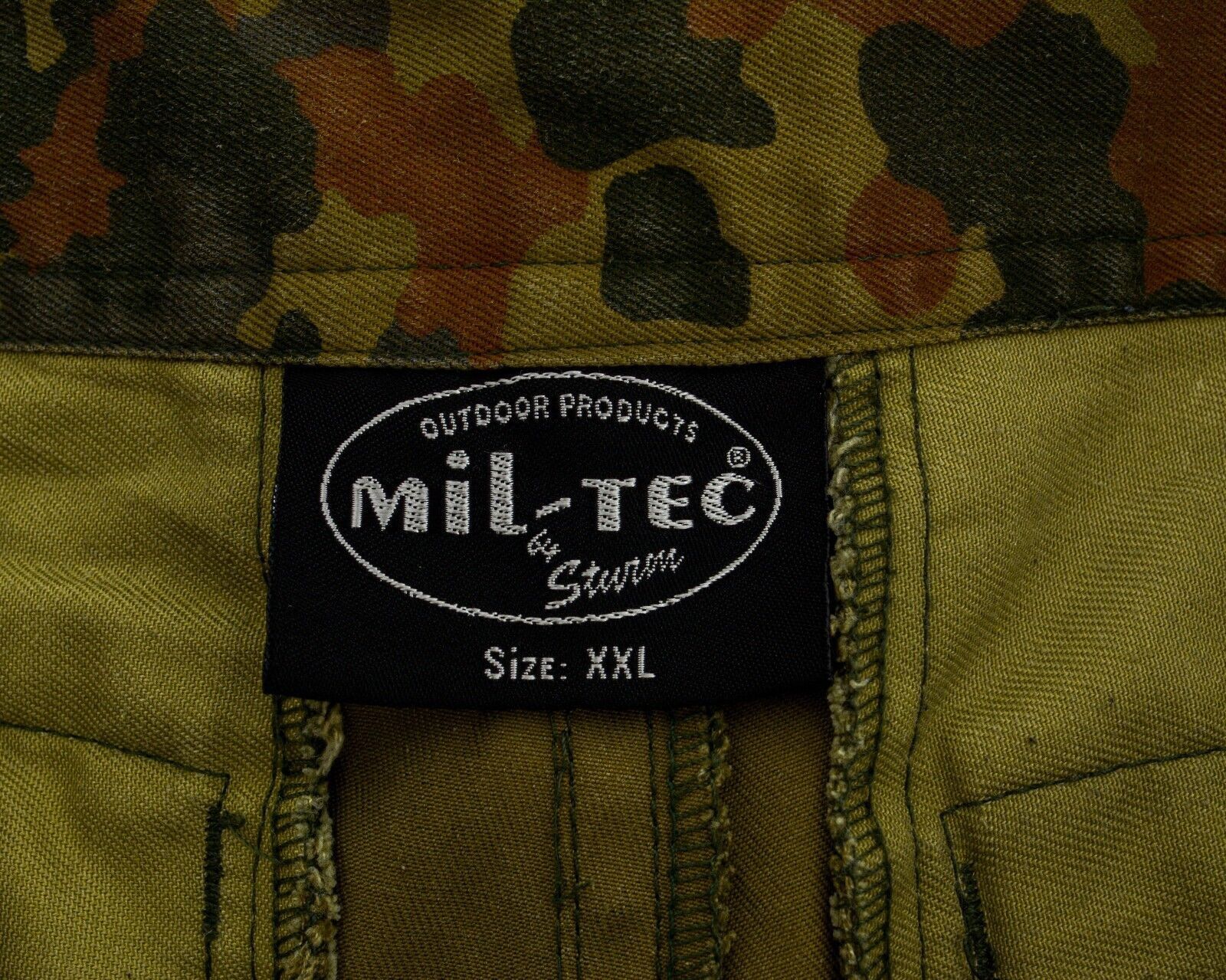 Other × Vintage Womens Capri Camo Pants Trousers German Knee Length Military Size 30" / US 8 / IT 44 - 6 Thumbnail