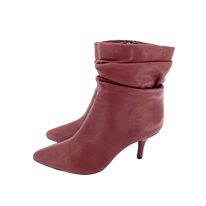 Vince Camuto VINCE CAMUTO Boots Abrianna Red Soft Leather Ankle Booties ...