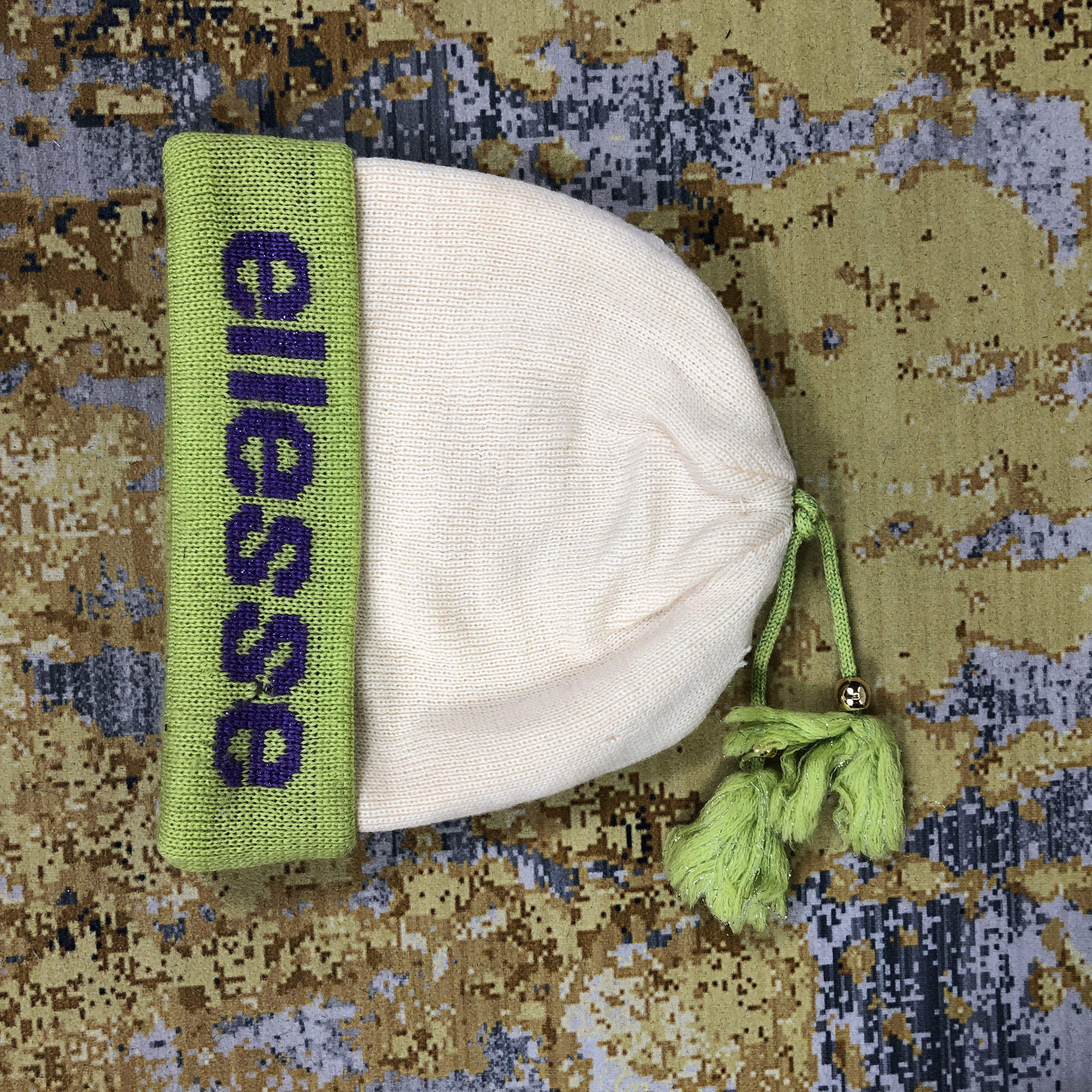 Ellesse × Vintage Vintage Ellesse Spellout Beanie Hat B2010 Size ONE SIZE - 3 Thumbnail