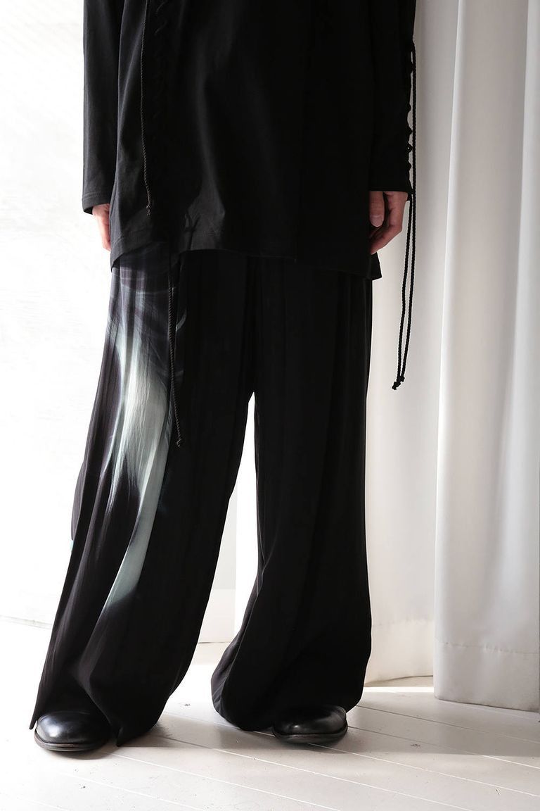 Yohji Yamamoto Pour Homme 19SS - Rayon Print Pants