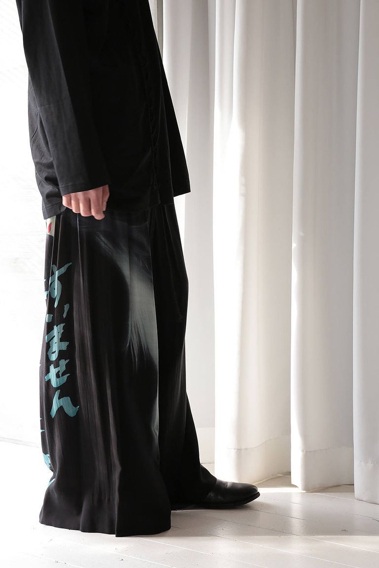 Yohji Yamamoto Pour Homme 19SS - Rayon Print Pants