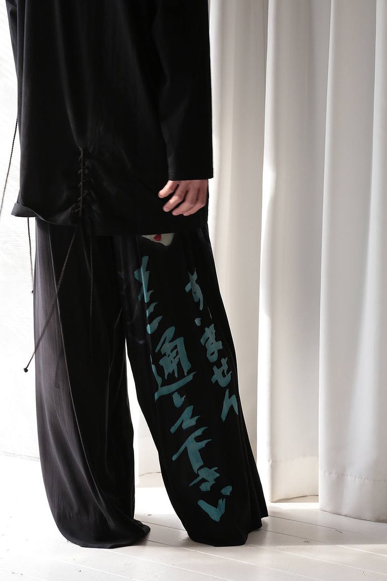 Yohji Yamamoto Pour Homme 19SS - Rayon Print Pants