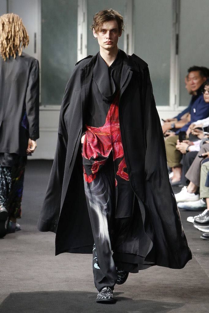 Yohji Yamamoto Pour Homme 19SS - Rayon Print Pants