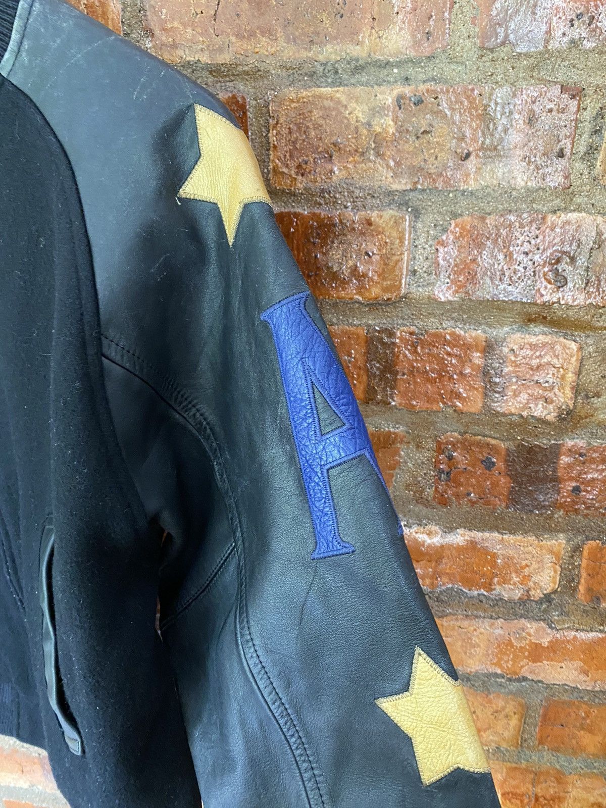 Japanese Brand 1990s VIVAYOU japan STAR Leather jacket Size US S / EU 44-46 / 1 - 7 Thumbnail