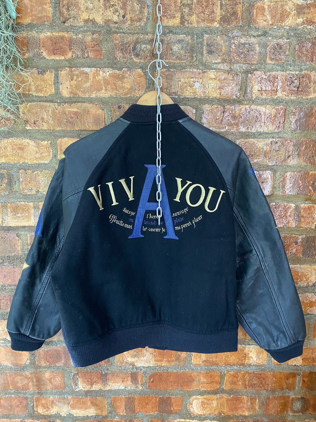 Japanese Brand 1990s VIVAYOU japan STAR Leather jacket Size US S / EU 44-46 / 1 - 9 Thumbnail