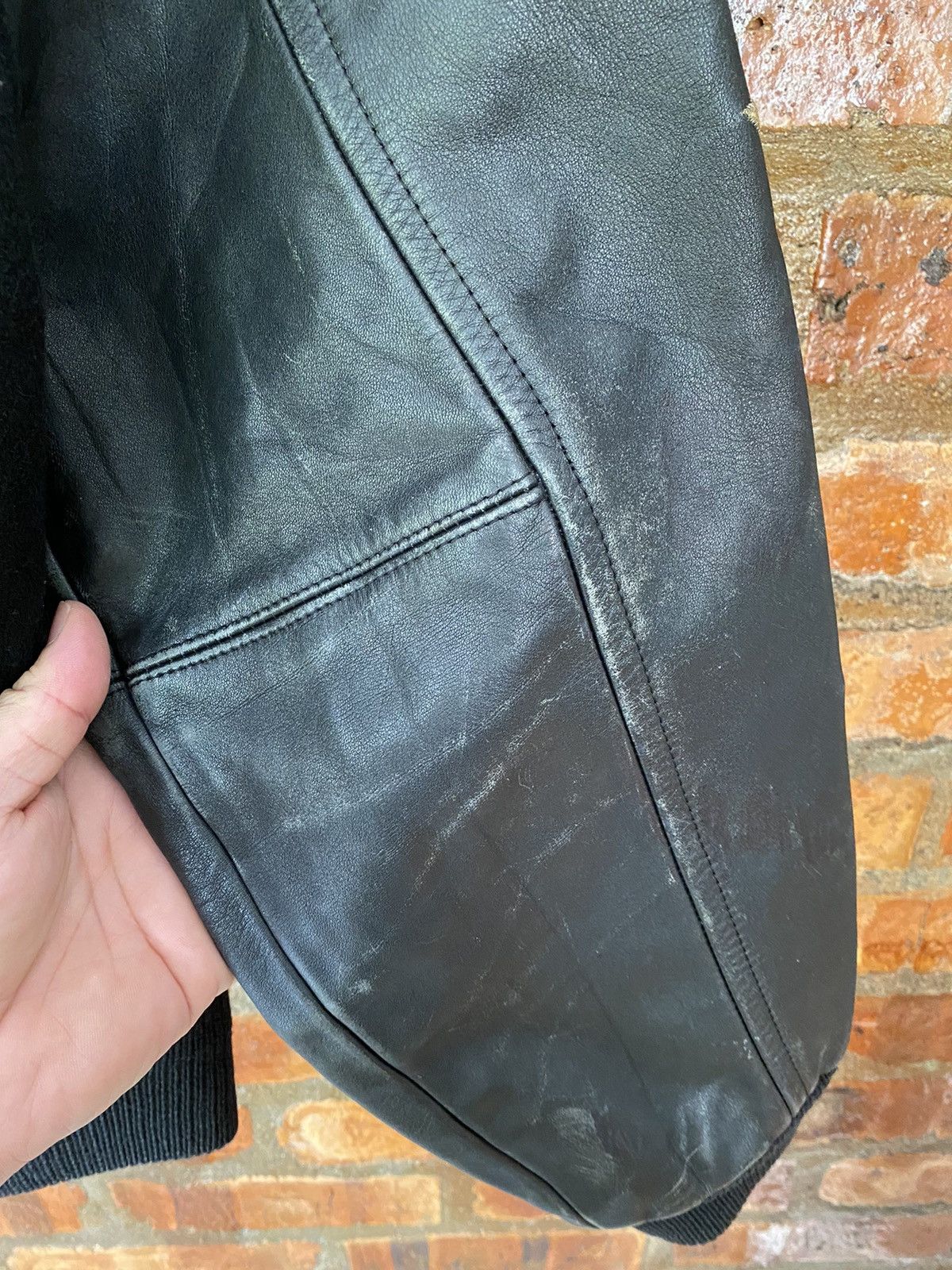 Japanese Brand 1990s VIVAYOU japan STAR Leather jacket Size US S / EU 44-46 / 1 - 12 Thumbnail