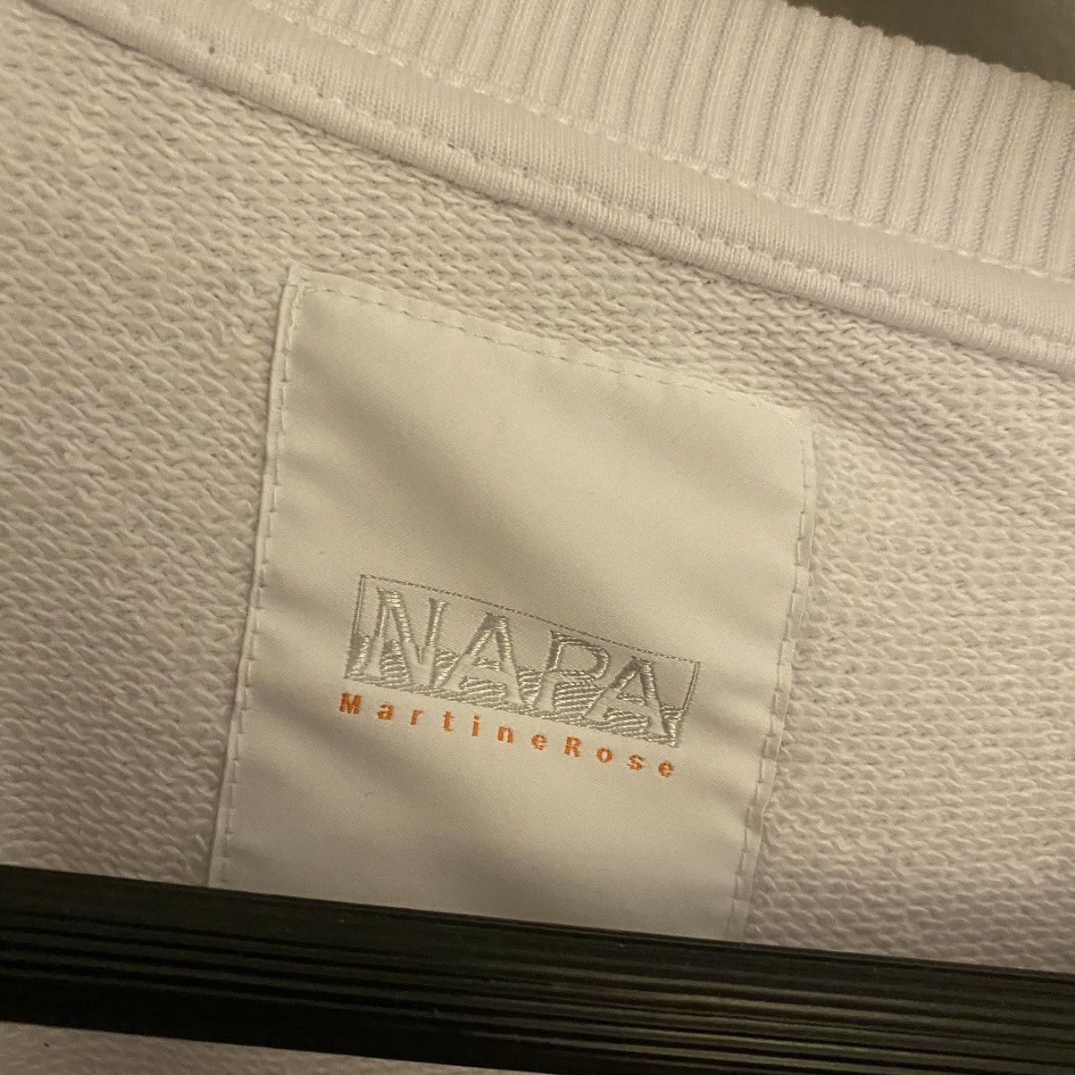 Martine Rose × Napapijri Napa By Martine Rose Blue and White Oversized Sweatshirt Size US XL / EU 56 / 4 - 3 Thumbnail