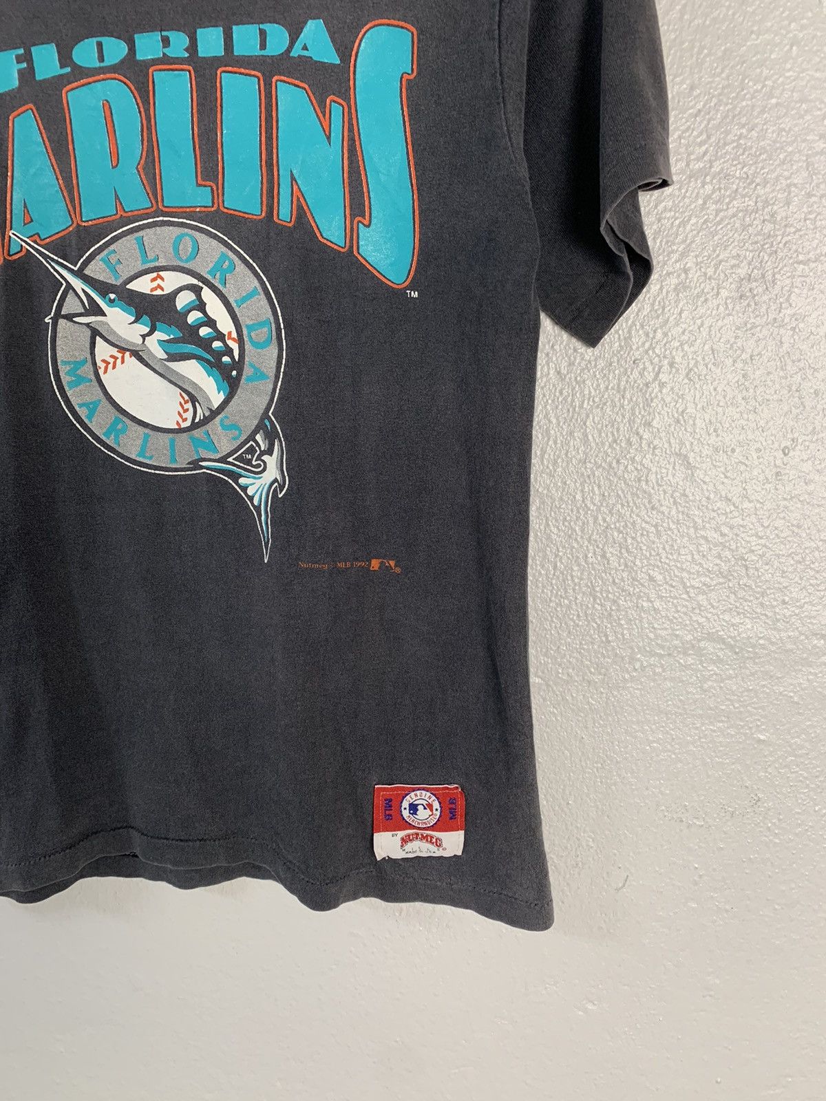 MLB Vintage Copyright 92 MLB Florida Marlins Tee Size US XS / EU 42 / 0 - 2 Thumbnail