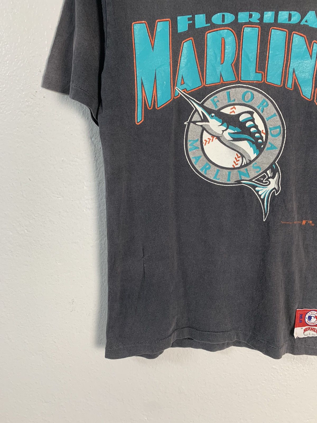 MLB Vintage Copyright 92 MLB Florida Marlins Tee Size US XS / EU 42 / 0 - 3 Thumbnail