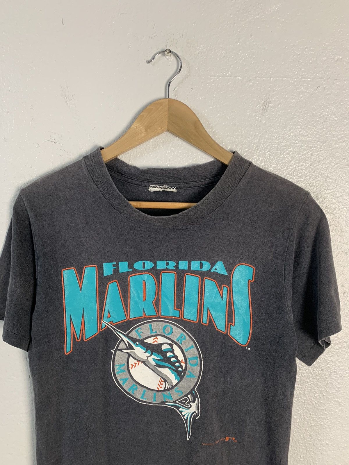 MLB Vintage Copyright 92 MLB Florida Marlins Tee Size US XS / EU 42 / 0 - 4 Thumbnail