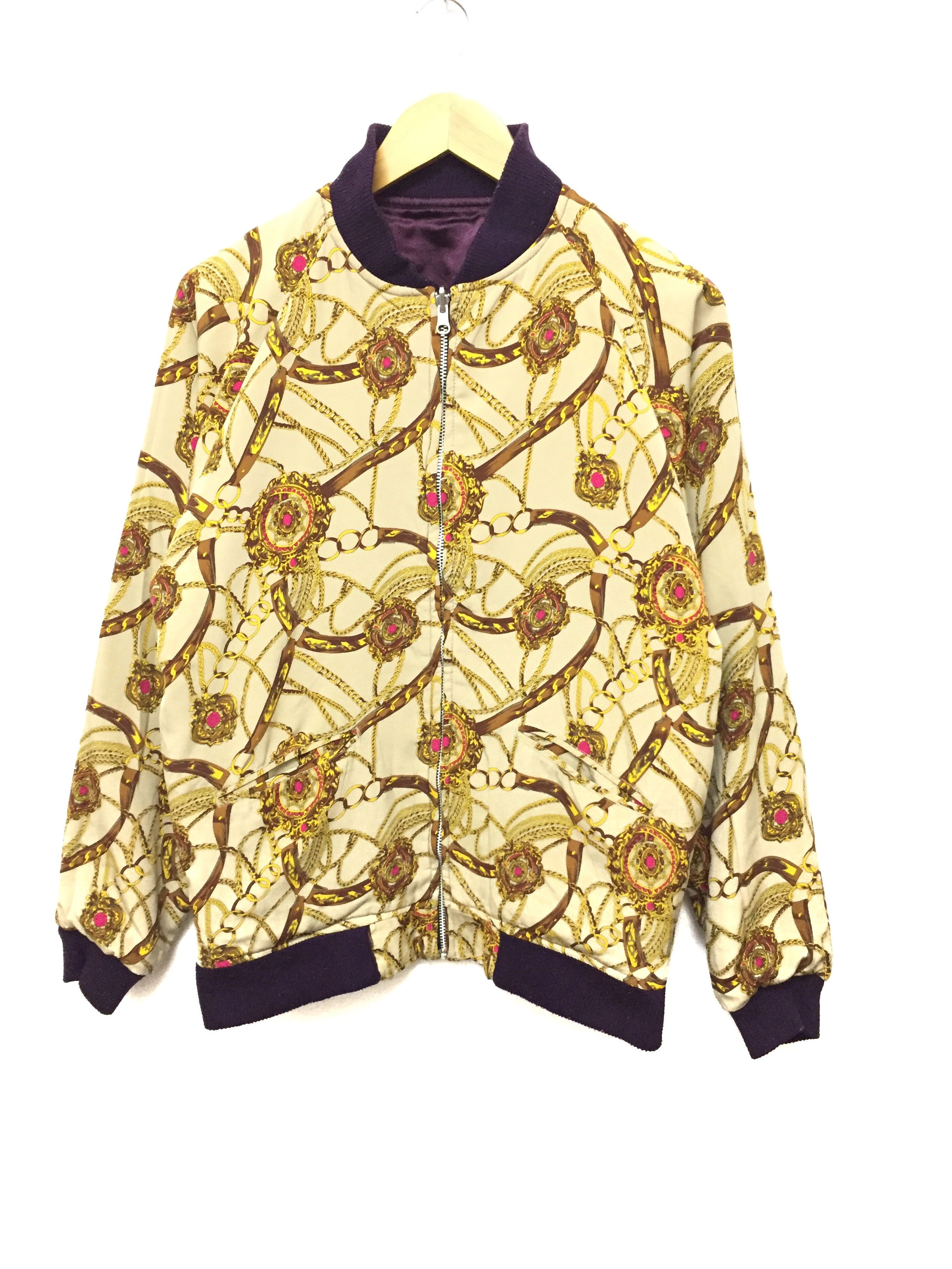 If Six Was Nine 1990's Reversible BAROQUE Sukajan Jacket | Grailed