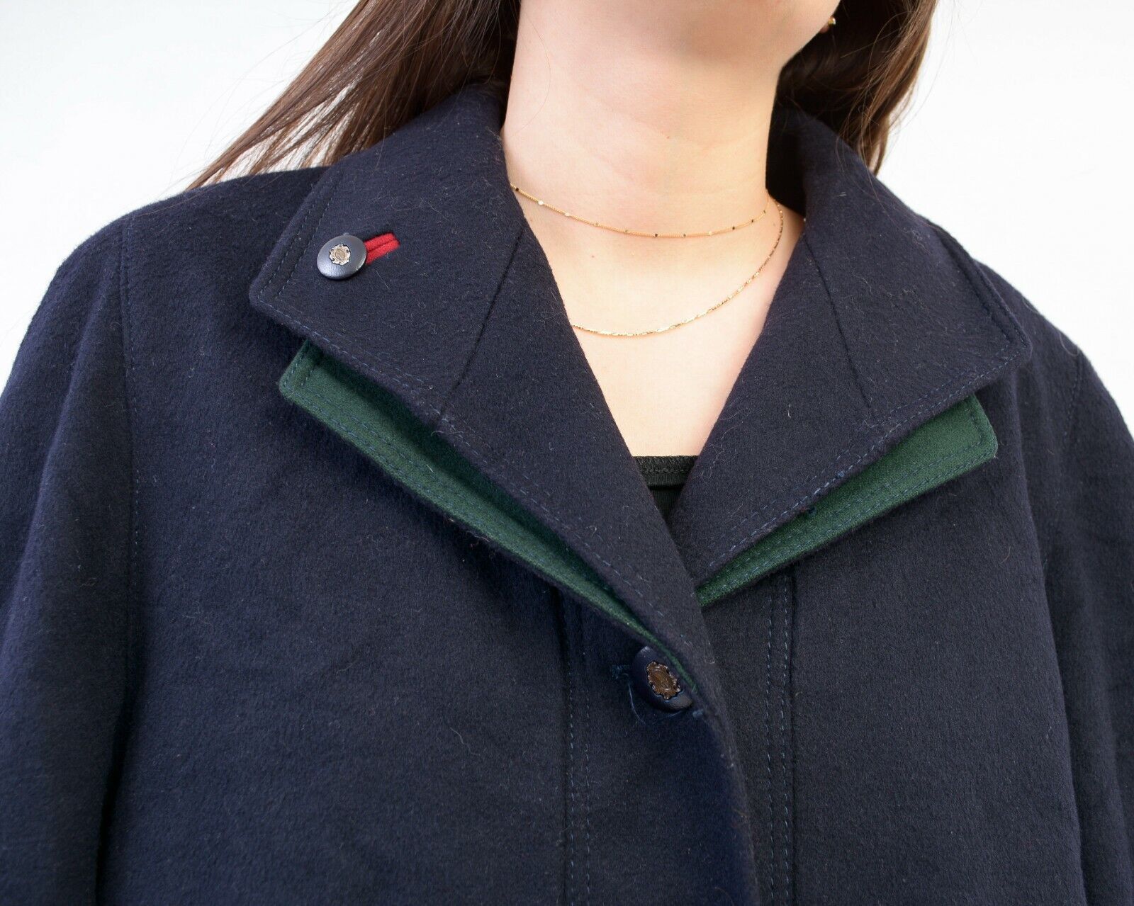 Vintage Loden Women's Wool Coat Jacket Overcoat Outerwear Original Size L / US 10 / IT 46 - 5 Thumbnail