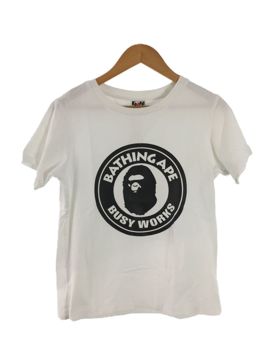 Short Sleeve T-Shirts White Logo Circle Logo Crew Neck