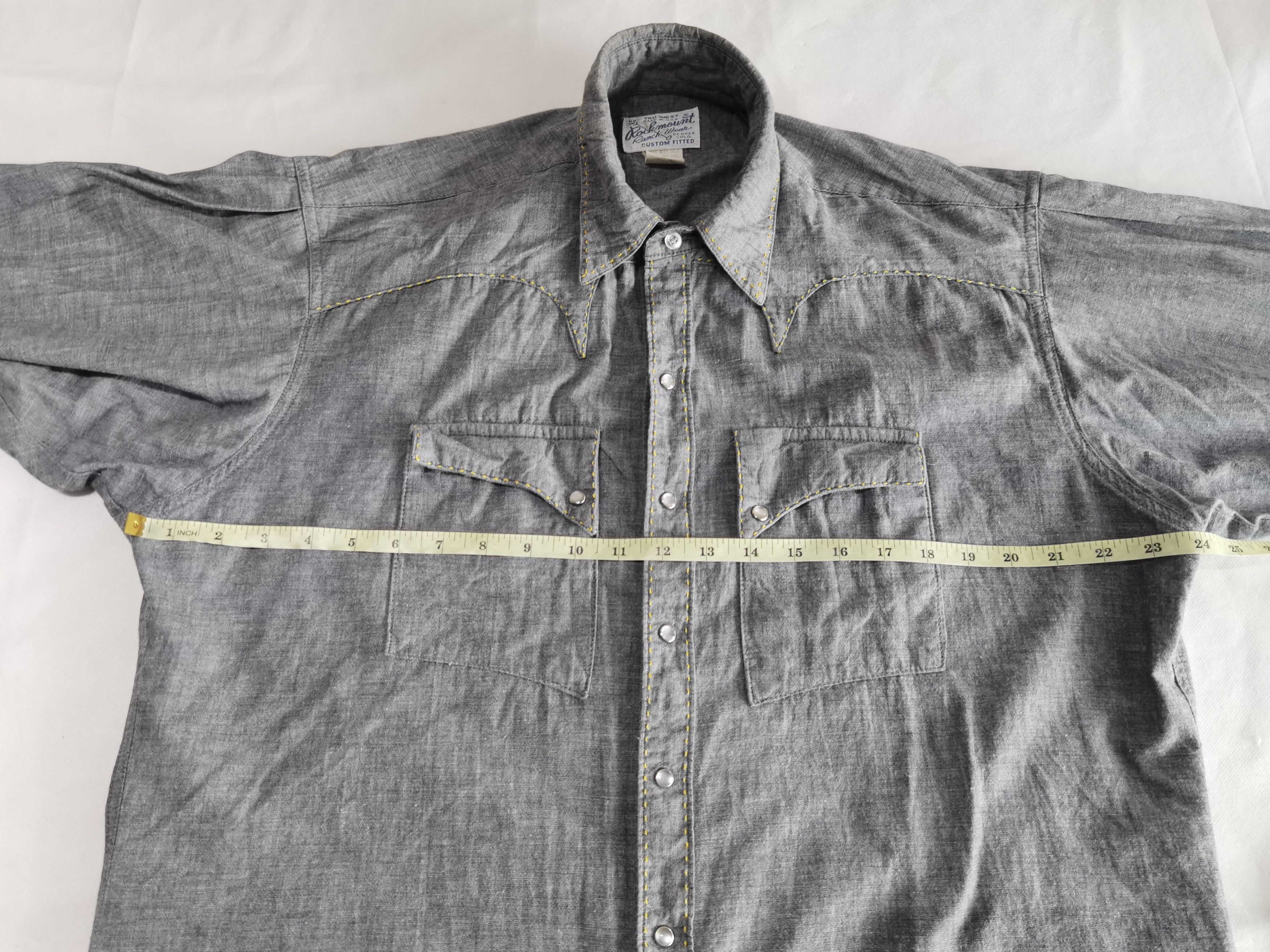 Rockmount Ranch Wear × Vintage Vintage Rockmount Single Stitch button up Size US M / EU 48-50 / 2 - 9 Thumbnail