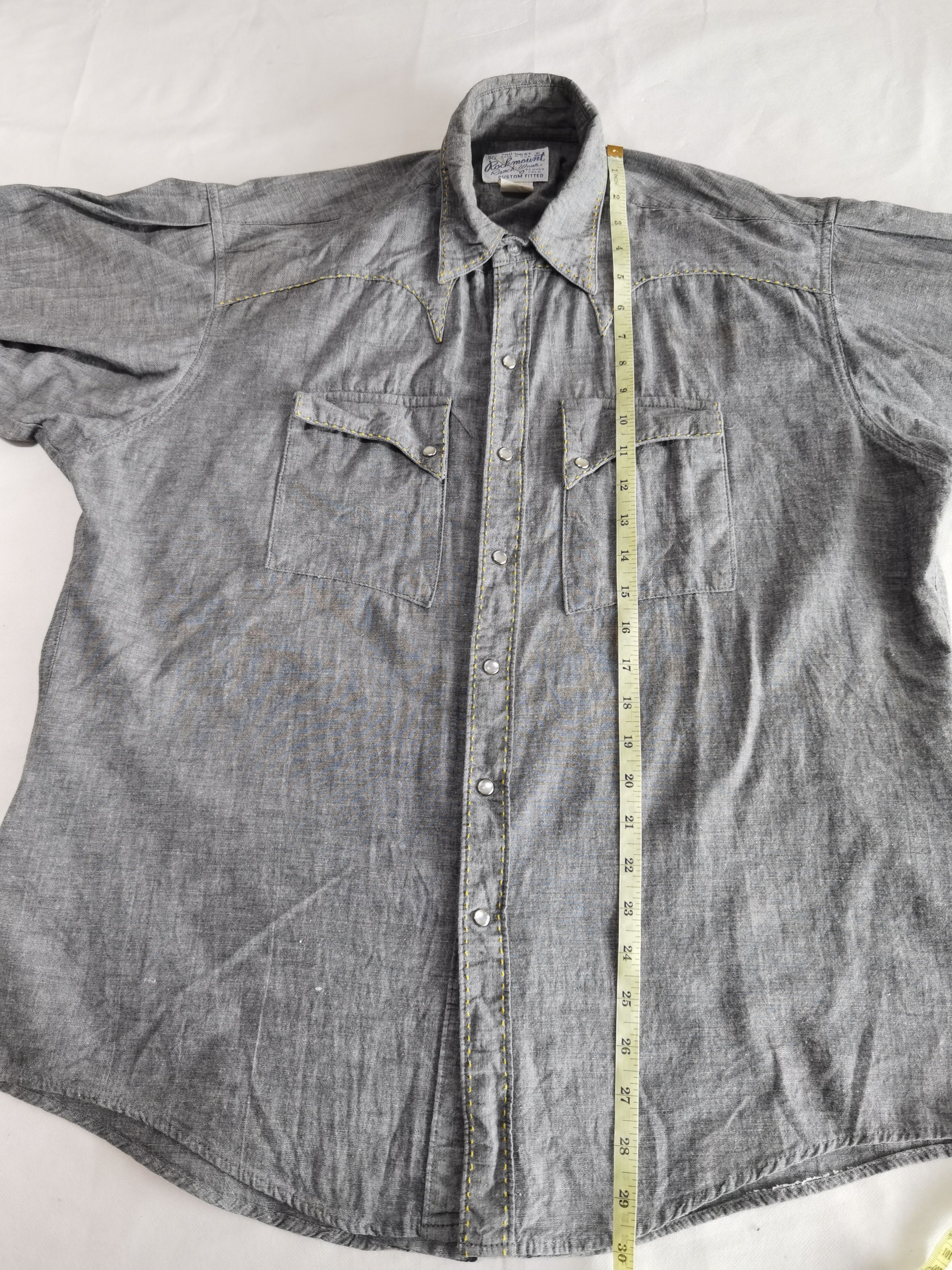 Rockmount Ranch Wear × Vintage Vintage Rockmount Single Stitch button up Size US M / EU 48-50 / 2 - 8 Thumbnail