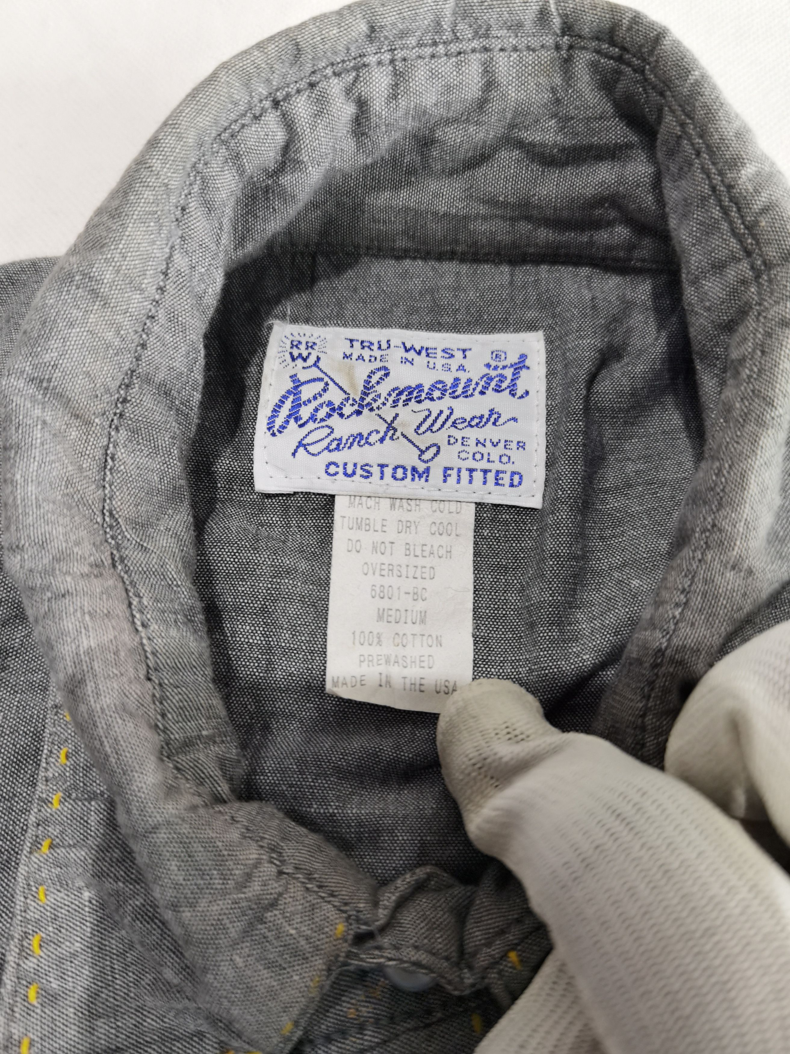 Rockmount Ranch Wear × Vintage Vintage Rockmount Single Stitch button up Size US M / EU 48-50 / 2 - 6 Thumbnail