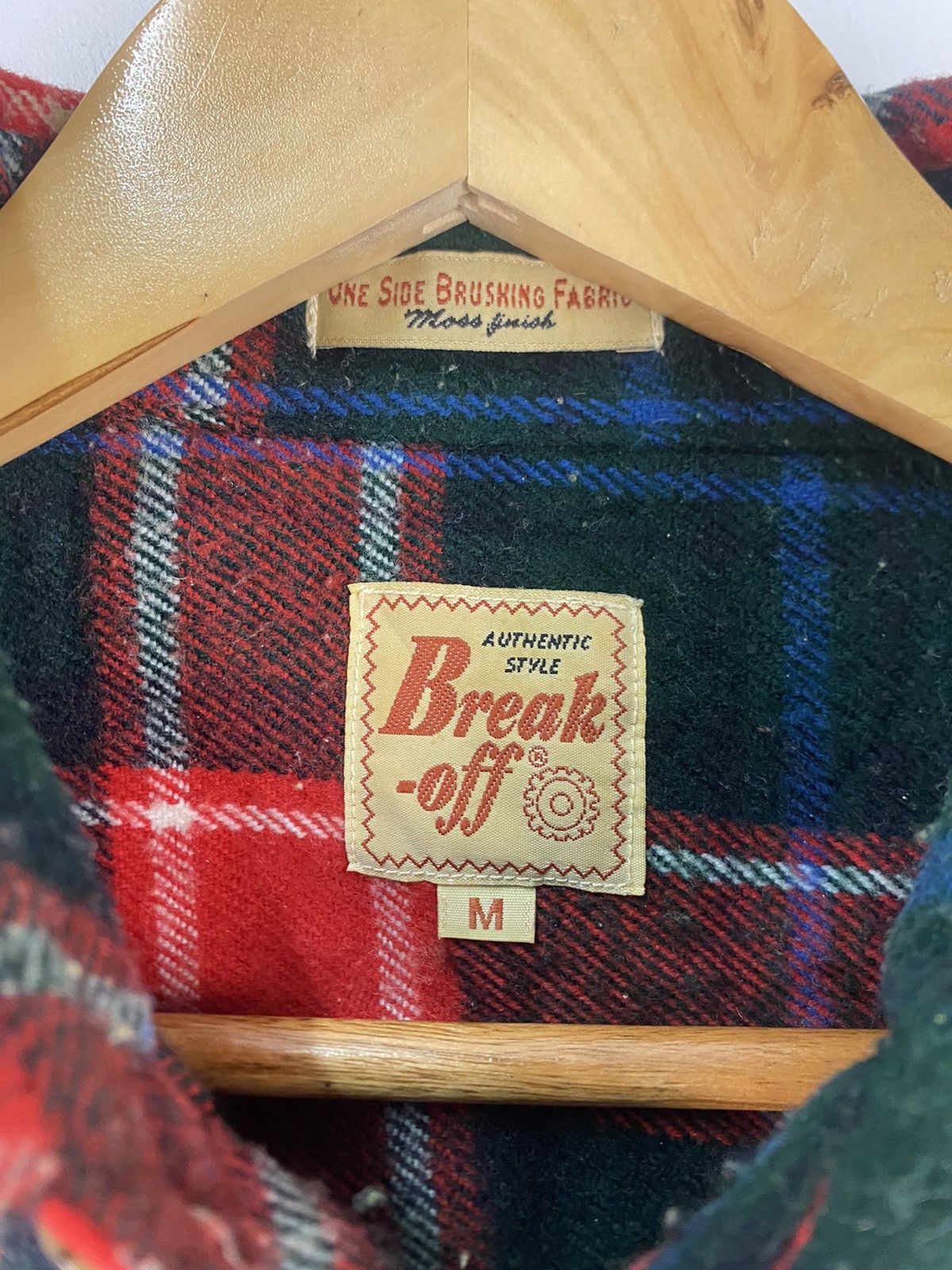 Flannel Vintage 90s Wool flannels Plaid Tartan Red Checkered Size US M / EU 48-50 / 2 - 5 Thumbnail