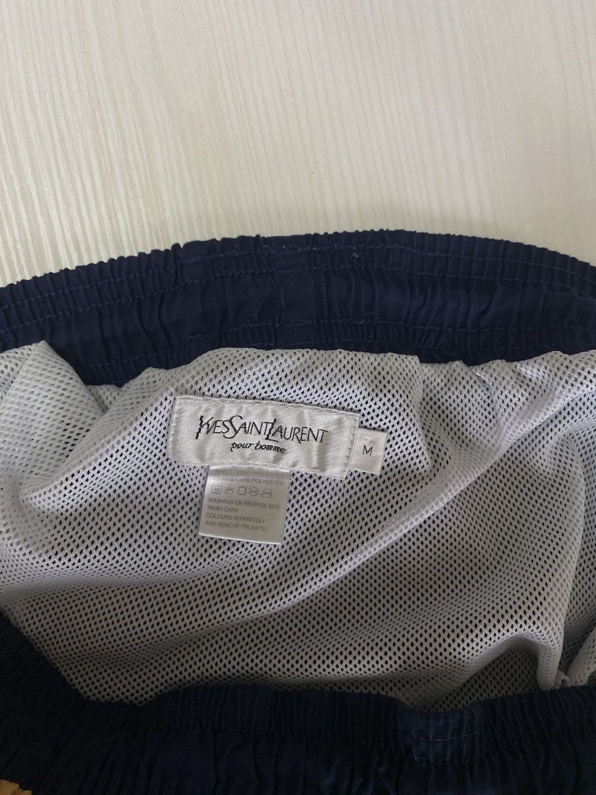 Vintage × Yves Saint Laurent Vintage 90s Yves Saint Laurent swim shorts size M Size US 32 / EU 48 - 6 Thumbnail