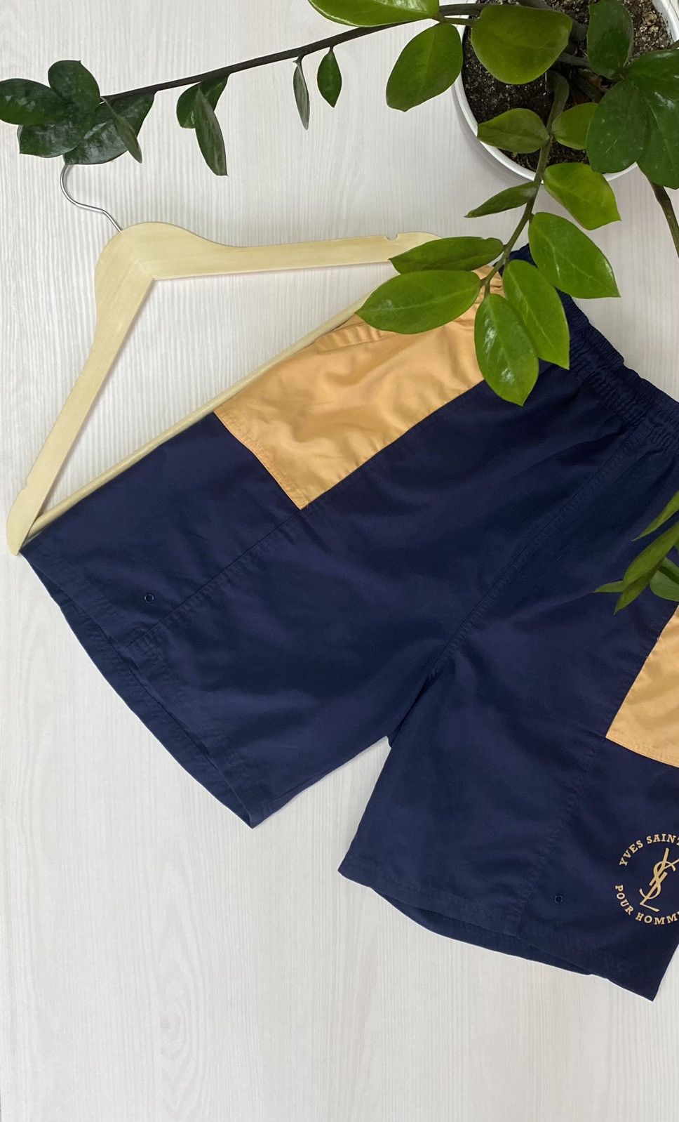 Vintage × Yves Saint Laurent Vintage 90s Yves Saint Laurent swim shorts size M Size US 32 / EU 48 - 3 Thumbnail