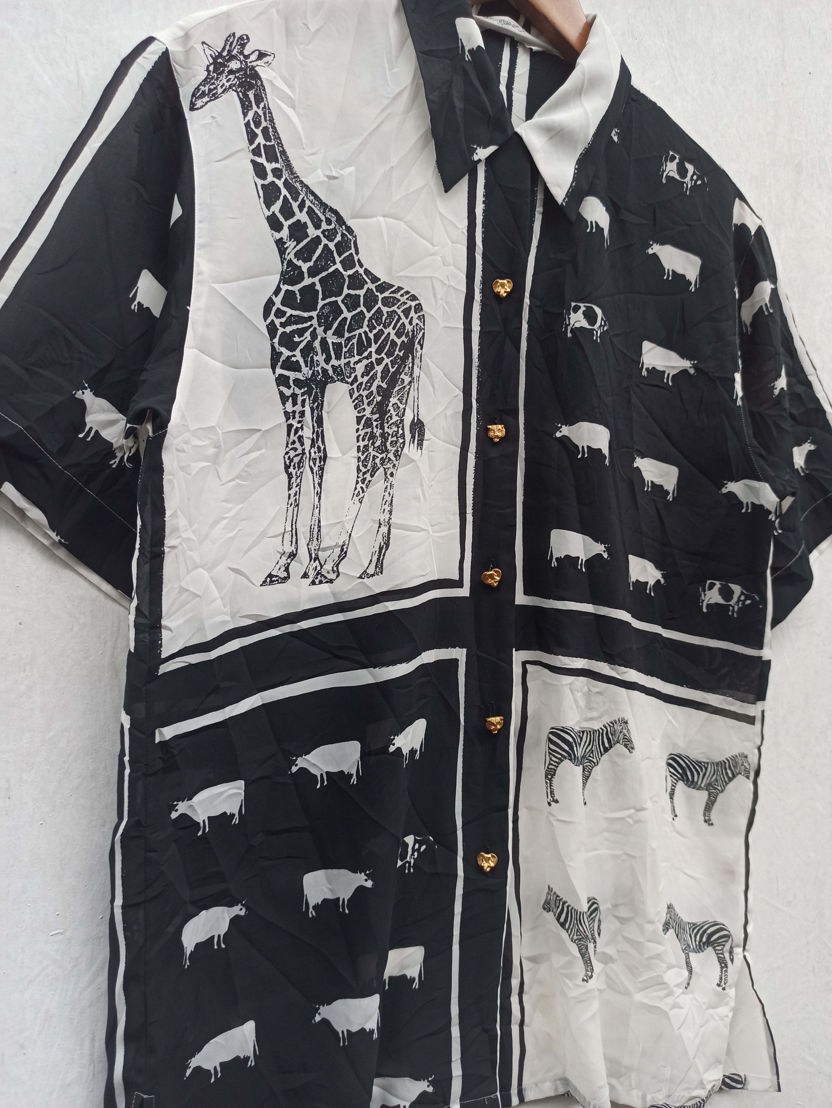 Vintage Vintage Tokyo Blouse Couture Black and White Shirt Size US M / EU 48-50 / 2 - 5 Thumbnail