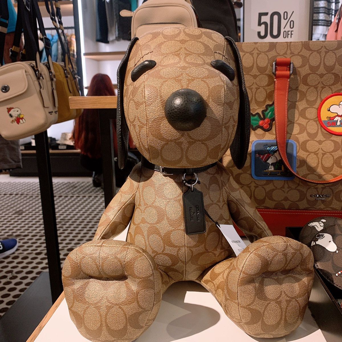 Coach Coach X Peanuts Snoopy Collectible In Signature Canvas #5405 Size ONE SIZE - 3 Thumbnail