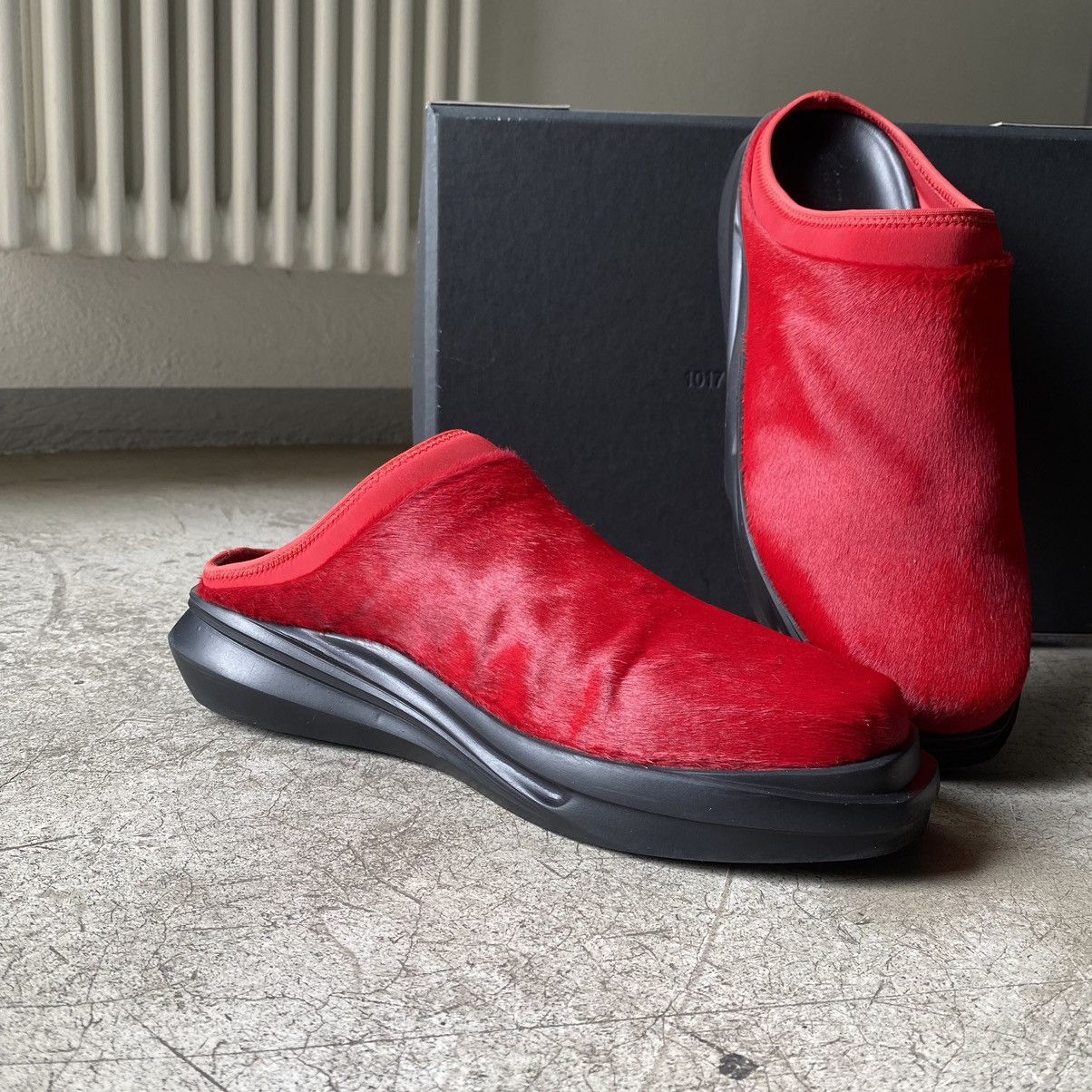 1017 ALYX 9SM Mono mules red pony hair | Grailed display picture 3