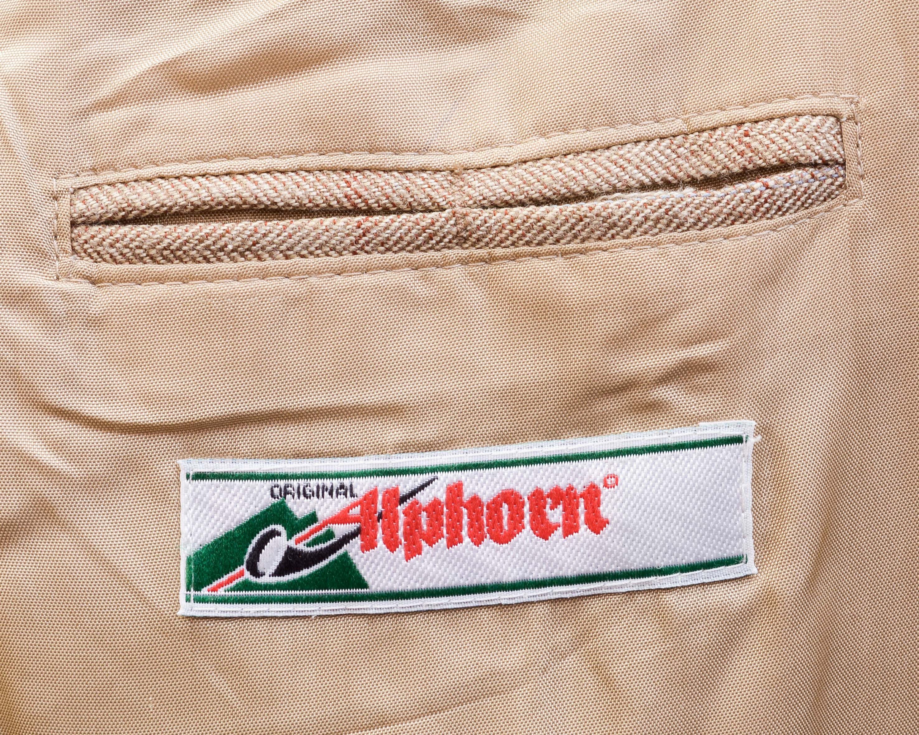Vintage ALPHORN Trachten UK 46 Wool Blazer EU 56 Jacket 2XL Top Size 46R - 8 Thumbnail