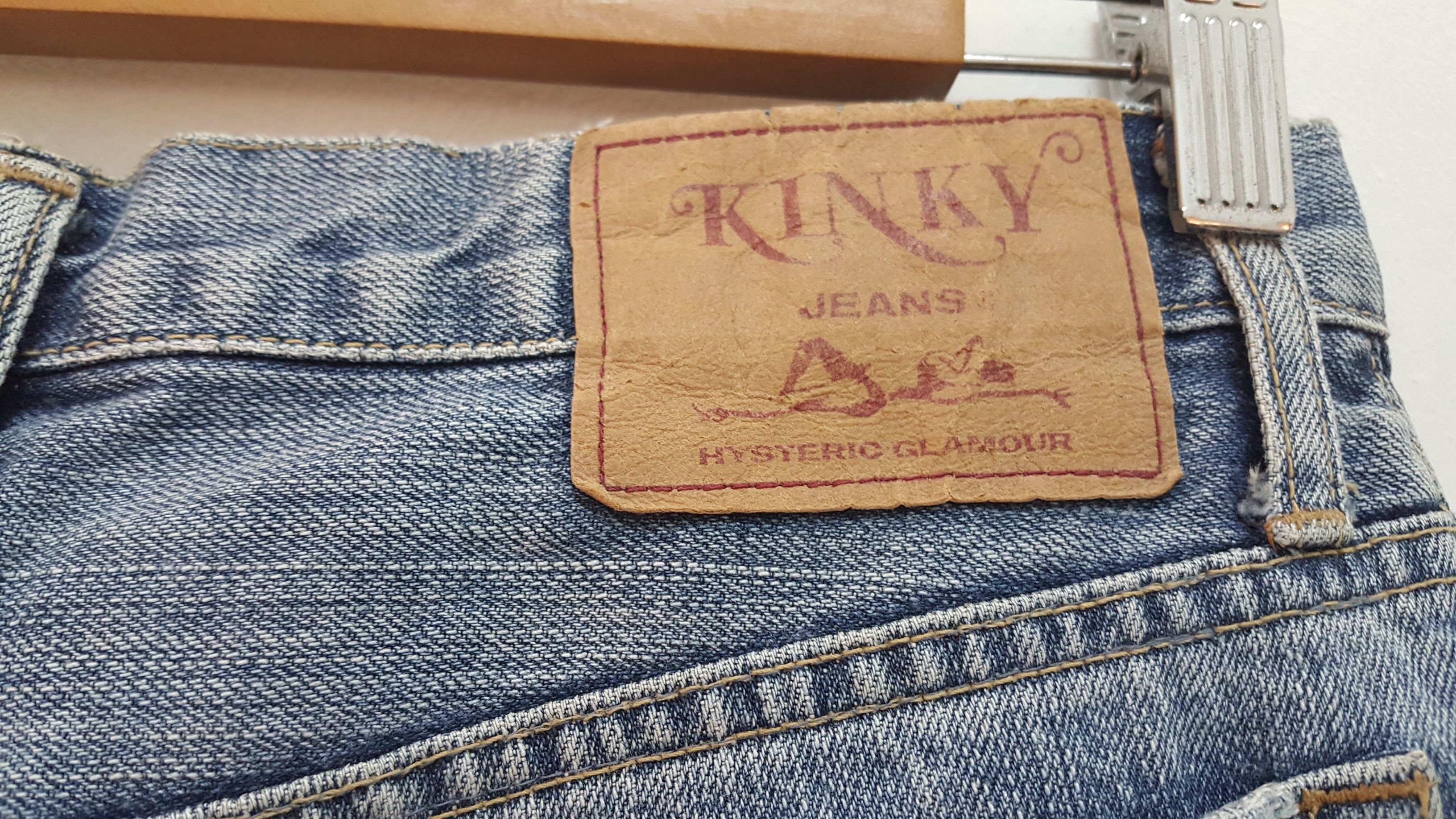 Hysteric Glamour GRAIL 🔥 RARE HG KINKY JEANS PATCHWORK Size US 29 - 14 Thumbnail