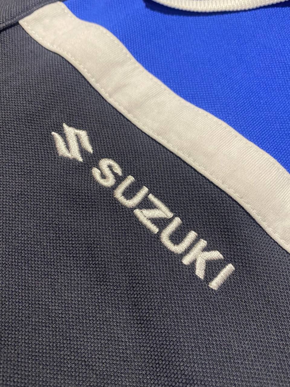 Vintage Vintage Suzuki Racing Polo Shirt Motorcycle 00s Size US XXL / EU 58 / 5 - 5 Thumbnail