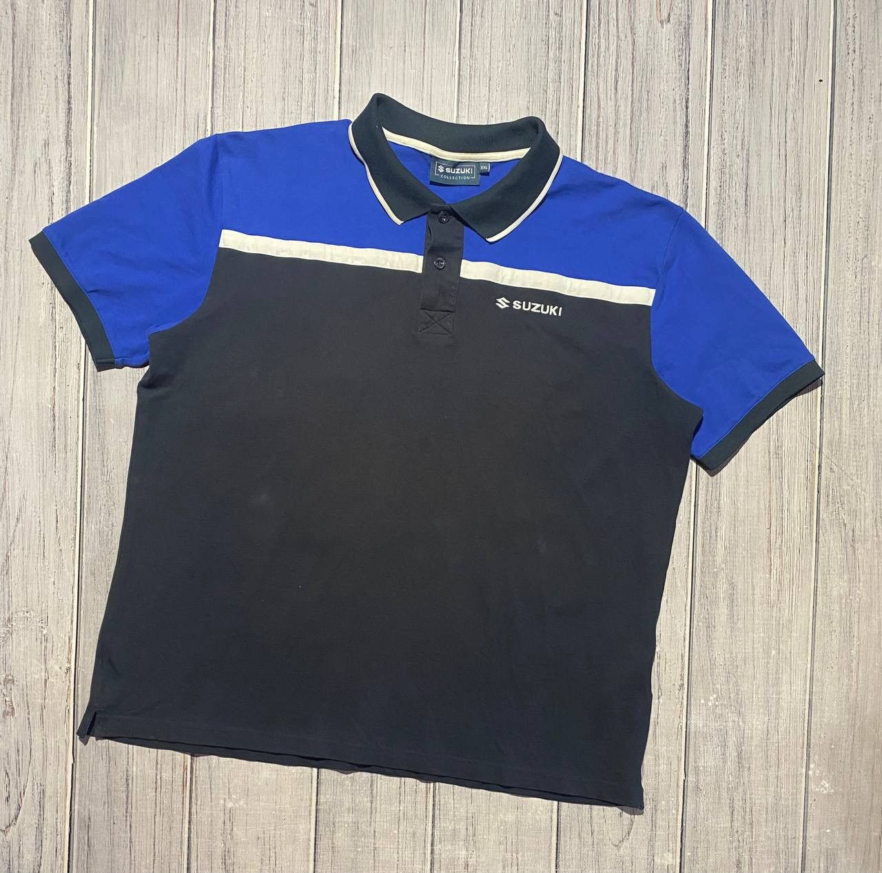 Vintage Vintage Suzuki Racing Polo Shirt Motorcycle 00s Size US XXL / EU 58 / 5 - 2 Thumbnail