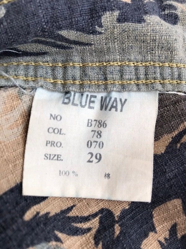 Japanese Brand Japanese Brand Blue Way Distressed Denim Pants Size US 31 - 7 Thumbnail