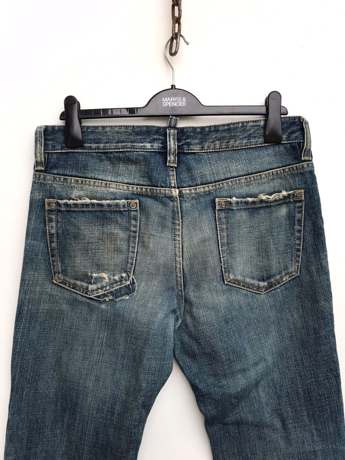 Dsquared2 Dsquared2 Italy Bleach Distressed Denim Pants Size US 33 - 9 Thumbnail