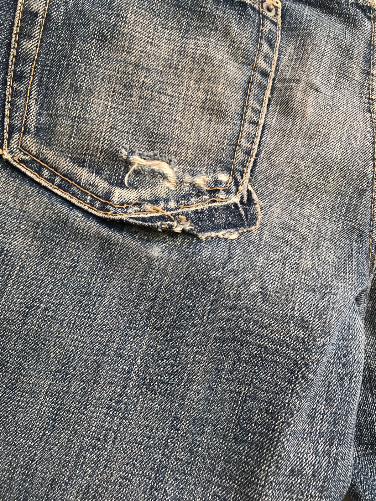 Dsquared2 Dsquared2 Italy Bleach Distressed Denim Pants Size US 33 - 8 Thumbnail