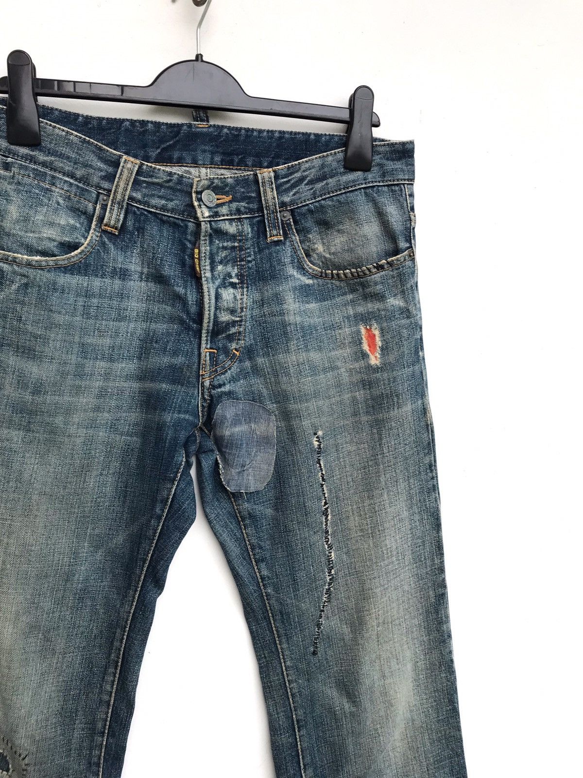 Dsquared2 Dsquared2 Italy Bleach Distressed Denim Pants Size US 33 - 2 Thumbnail