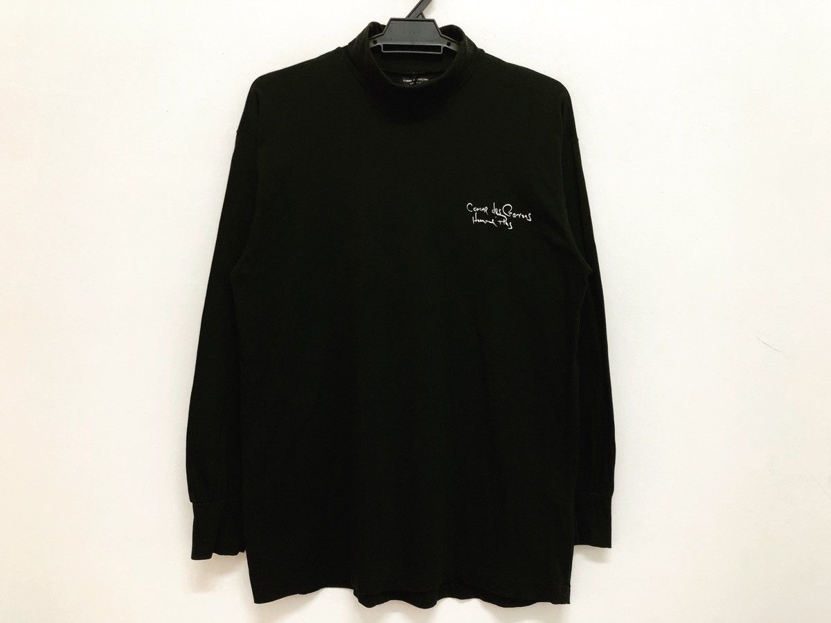 ARCHIVE A/W 1987 HIGH NECK TURTLENECK SCRIPT LOGO BODY TEE