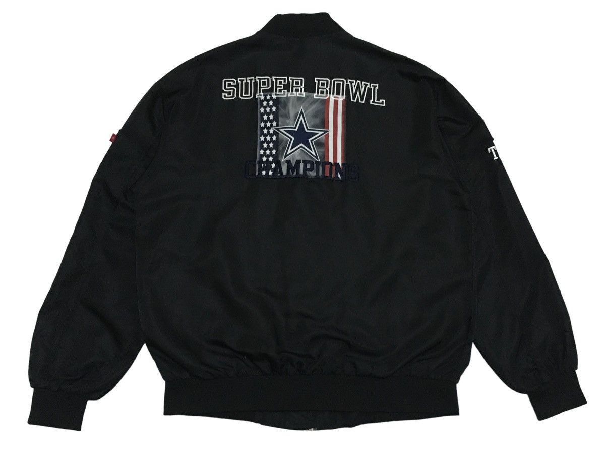 Japanese Brand × Vintage Rare Design Vintags Brand Super Bowl Bomber Jacket 2000s Size US XL / EU 56 / 4 - 2 Thumbnail