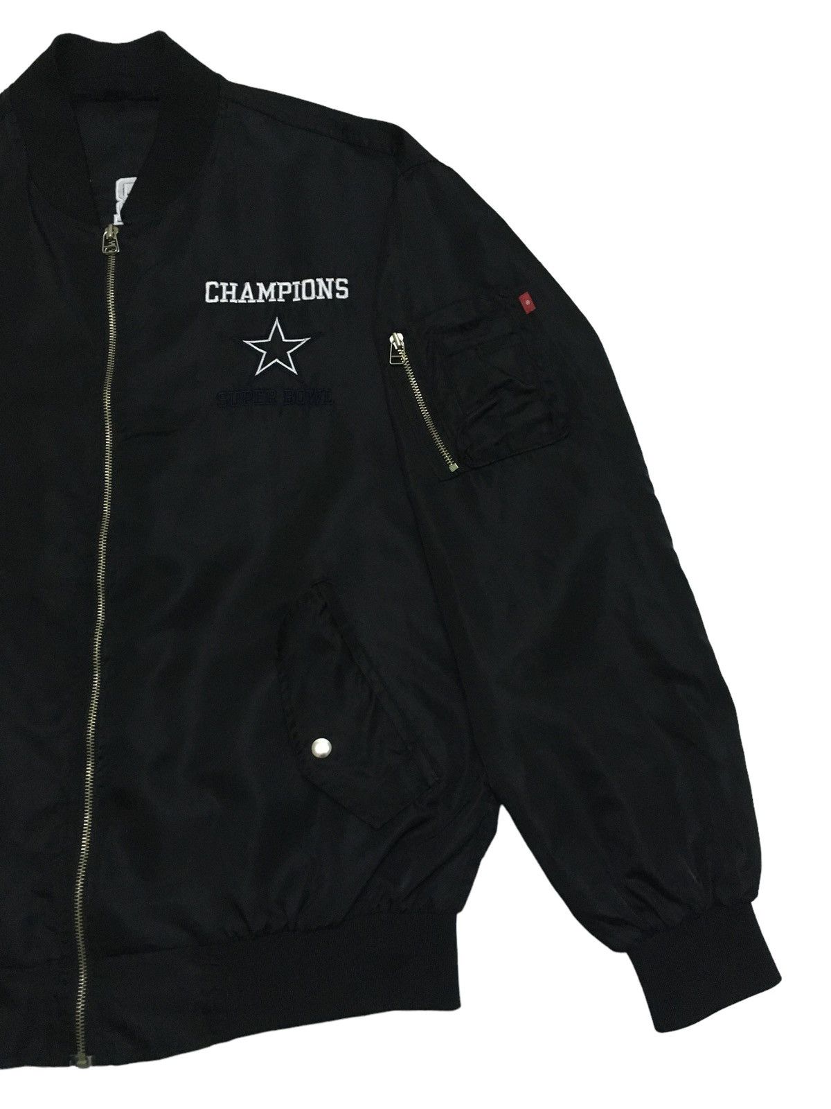 Japanese Brand × Vintage Rare Design Vintags Brand Super Bowl Bomber Jacket 2000s Size US XL / EU 56 / 4 - 3 Thumbnail