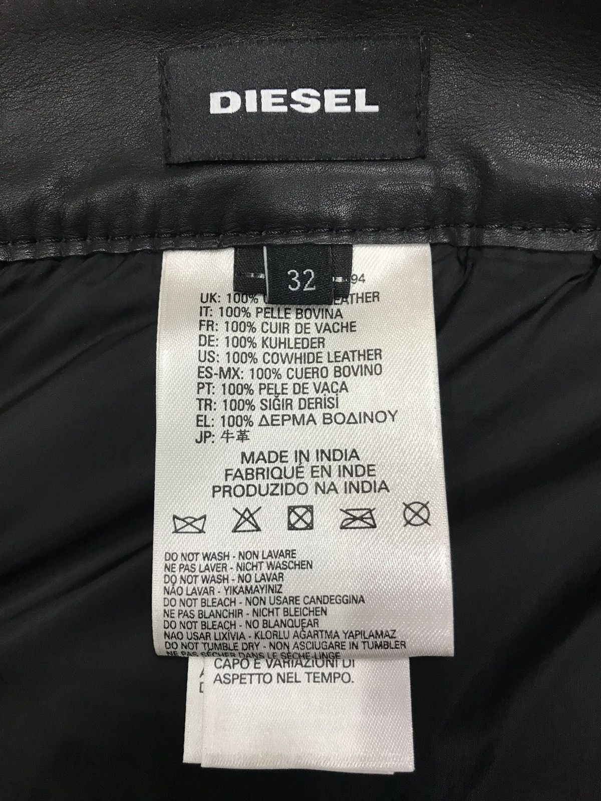 Diesel Diesel P MONTE L leather jacket Size US 32 / EU 48 - 3 Thumbnail