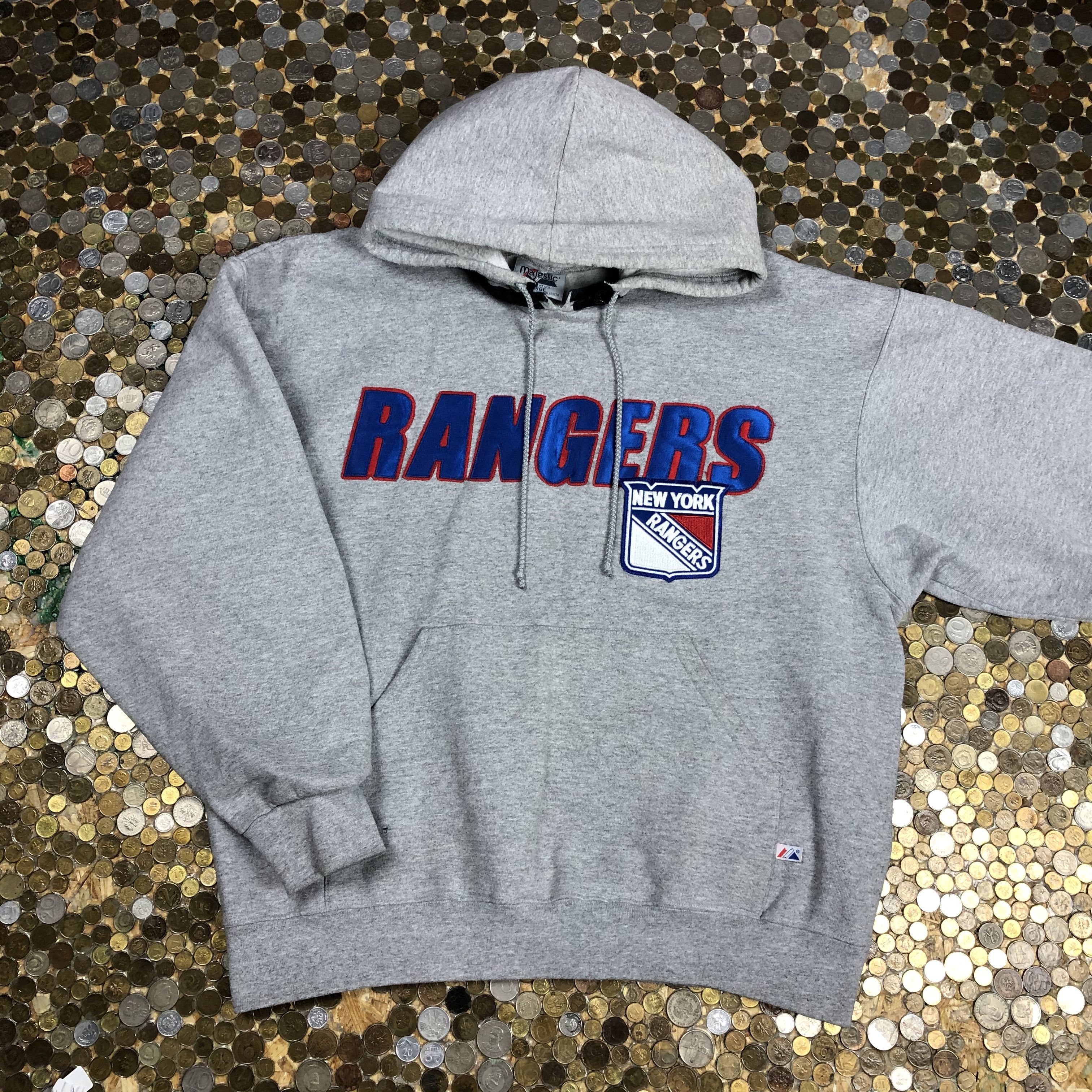 Majestic vintage hoodie 90's Rangers New York NHL