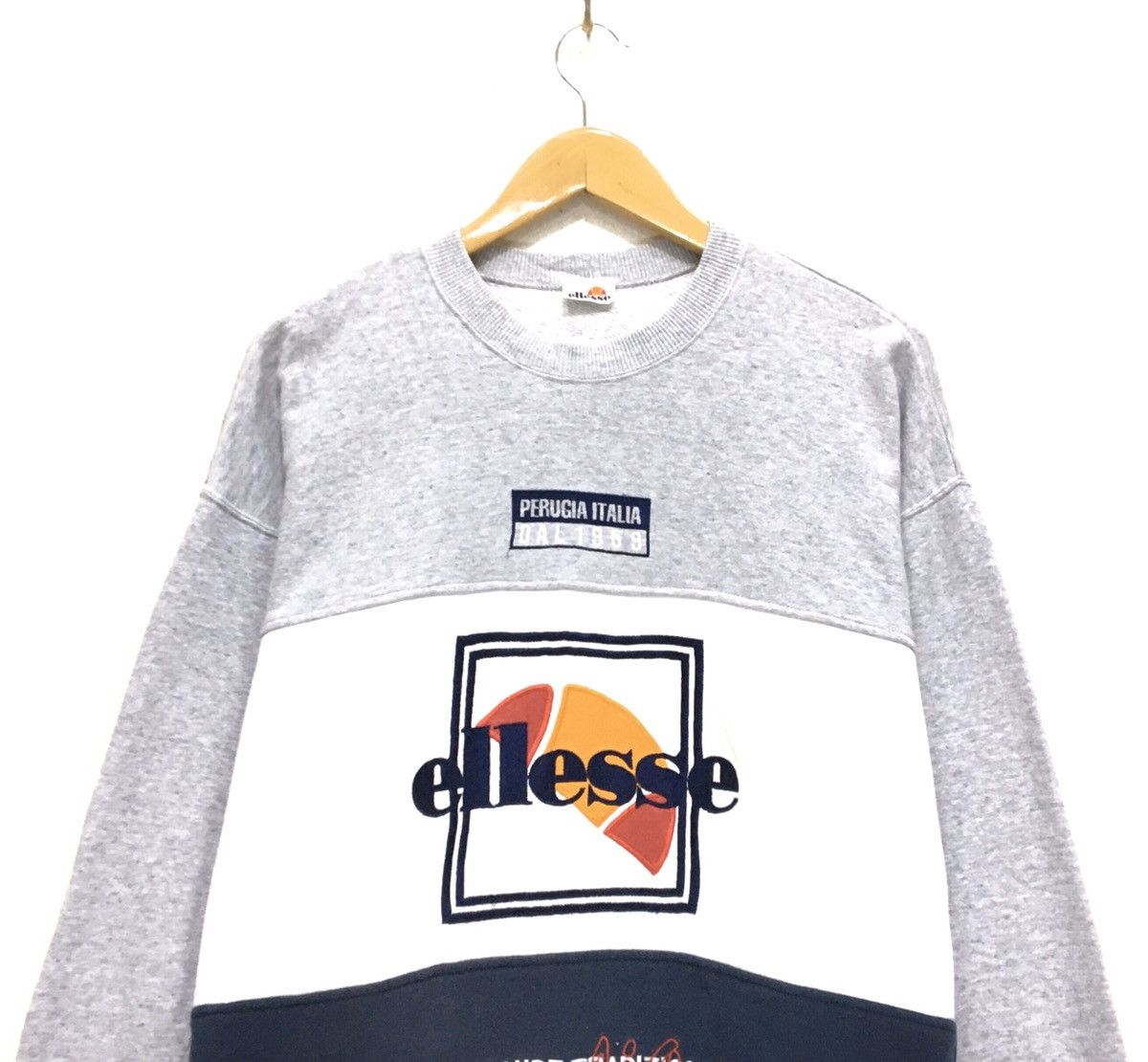 Ellesse Vintage 90s ELLESSE Sweatshirt Embroidered Big Logo Size US M / EU 48-50 / 2 - 4 Thumbnail